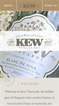 Mobile Screenshot of kewvineyards.com